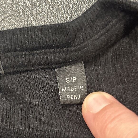 ATM Anthony Thomas Melillo Shirt Womens Small Black Ribbed Ballet Jackie Tee - Picture 5 of 9